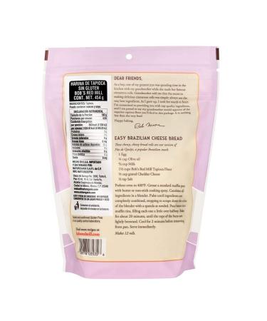 Bob's Red Mill Tapioca Flour - 20 oz | Gluten-Free & Versatile Baking Ingredient - Buy Online on GoSupps.com