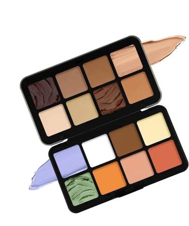 Creme Makeup Palette Cream Concealer Palette Covering Palette 16 Colors Contouring Contour Palette Facial Highlighter Makeup for Beginners - Buy Online on GoSupps.com