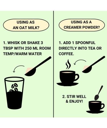 Magic Oats Original Unsweetened Oat Milk Powder. Non Dairy Vegan Coffee Creamer. Gluten & Dairy Free. No Added Sugar. Lactose & Nut Free 560g. Bulk Size. (Value Pack) 560 g (Pack of 1) - Buy Online on GoSupps.com