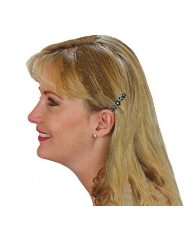 Set of 8 Sparkly Crystal Hair Barrettes - Small French Clips in 8 Colors - JCGY 8338 - Buy Online on GoSupps.com