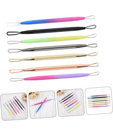 Angoily Cleaning Tools 7pcs Pimple Removal Supply Tools Stainless Mixed Pore Hidden Tool Extractor Needles Comedone Extractor - Buy Online on GoSupps.com