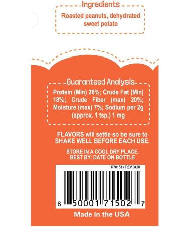 Natural Human Grade Grain-Free Dog Food Topper & Gravy - Peanut Butter Flavor 6oz - Perfect Kibble Seasoning for Picky Eaters - Buy Online on GoSupps.com