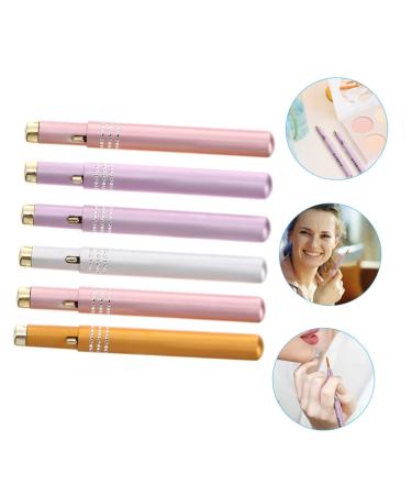 24 Pcs Retractable Lip & Eyeshadow Applicator Set - Portable Reusable Lip Brushes & Exfoliator for Makeup Enthusiasts - Buy Online on GoSupps.com