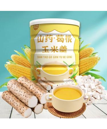 Chinese Yams Starch Corn Soup 500g/600g/can Corn juice Polenta Instant Corn powder Replacement Breakfast Porridge Grains Cereals Corn flour Healthy Nutritious Corn Porridge (500g 2can) 500g 2can
