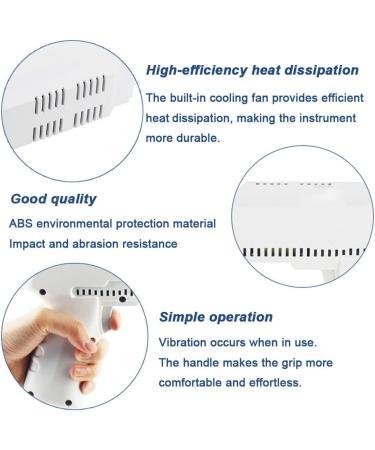 Chiropractic Adjustment Tool - Electric Massage Device with 6 Heads for Vertebrae & Scoliosis Relief - International Shipping - Buy Online on GoSupps.com
