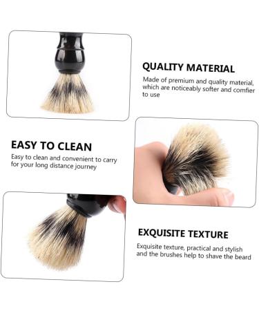 Beavorty 8pcs Shaving Brush Foam Tool Set - Plastic Handle Accessories Bag - Ideal for Men - 10.5x3.9cm - International Shipping Available - Buy Online on GoSupps.com