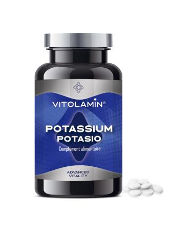 Potassium Vitolamine 180 Vegetarian Tablets - Contributes to the normal functioning of the muscles and nervous system