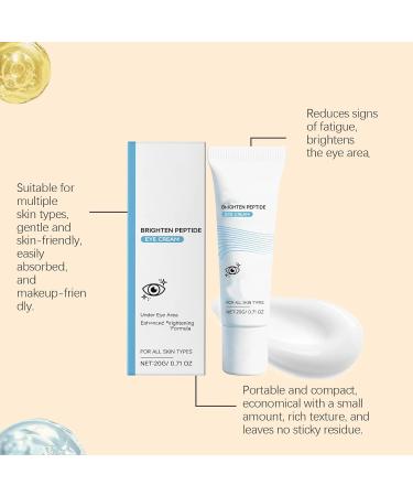  ZHJZGS Peptide eye contour cream brightening moisturizing and soothing formula for comfortable under-eye care helps minimize the appearance of dullness around the eyes (8PCS) - Buy Online on GoSupps.com