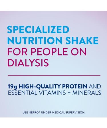 Nepro Nutrition Shake for People on Dialysis 19g Protein 420 Calories Vanilla 8 fl oz Pack of 16 Vanilla 8 Fl Oz (Pack of 16) - Buy Online on GoSupps.com