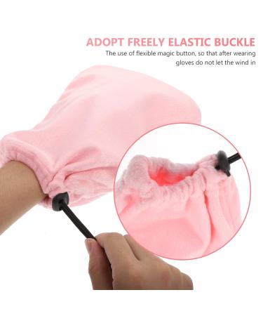 FOMIYES 7 Pairs Wax Thermal Insulation Gloves Thermal Gloves Paraffin Mitts Wax Gloves Wax Bath Foot Hand Cover Beauty Paraffin Wax Mitt Mittens Cotton Work Boots Take a Bath Pink - Buy Online on GoSupps.com