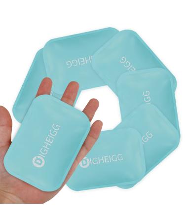 Gel Ice Packs for Injuries Reusable DIGHEIGG Soft Small Reusable Ice Packs for Kids Gel Ice Packs for Pain Relief Wisdom Teeth Face Breast Allergies Tired Eyes 6 Pack