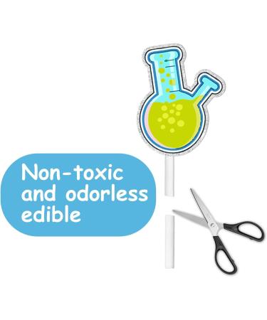 S-Cp-0008 Ice Cream Fruit Dessert Cupcake Topper Colorful Glitter Happy Birthday Sensory Pop Game Theme Decor Supplies Baby Shower Boys Girls Birthday Party Decorations - Buy Online on GoSupps.com