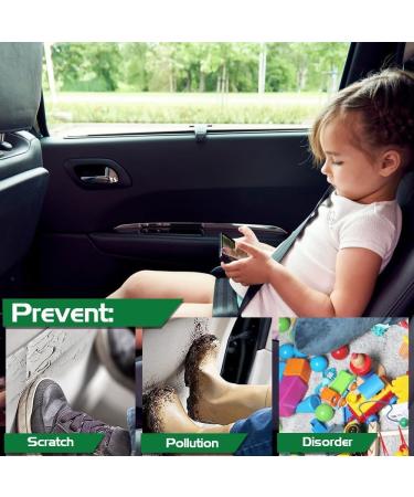 Ruucy 2-Piece Car Organizer for Kids - Waterproof Back Seat Kick Mats with Table Hooks & Glasses Frames - Buy Online on GoSupps.com