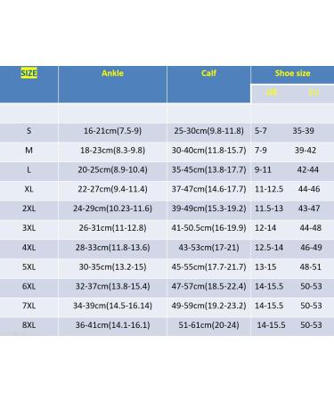 4XL Wide Calf Compression Socks for Men & Women - 20-30 mmHg - Black | Big & Tall Support - Buy Online on GoSupps.com