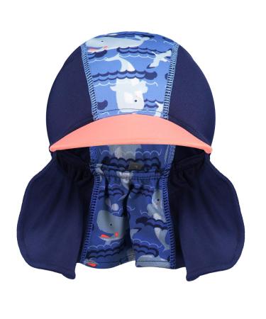 Pop-in Peaked Sun Hat 3XL Whale