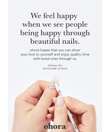 ohora Semi Cured Gel Nail Strips (N Secret Garden) - Salon-Quality, Long Lasting, Easy to Apply & Remove, Includes Prep Pads & Nail File - Buy Online on GoSupps.com