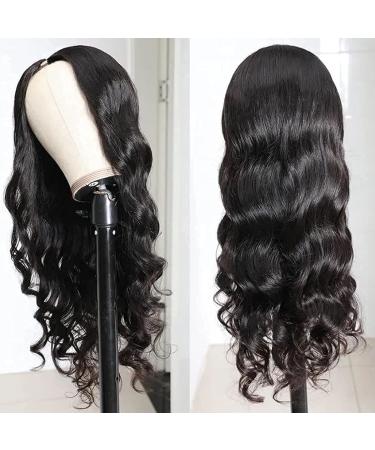 Dosacia V Part Body Wave Brazilian Virgin Human Hair Wig 20Inch - Glueless, 150% Density, Natural Color - For Black Women - Buy Online on GoSupps.com