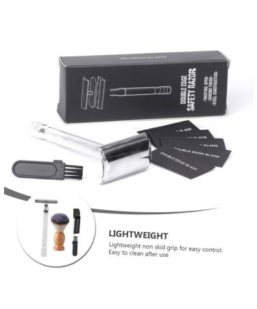 FRCOLOR Manual Shaver Set for Men | Beard Trimmer & Grooming Tool Kit | Old Fashioned Razor & Shaving Brush - Buy Online on GoSupps.com