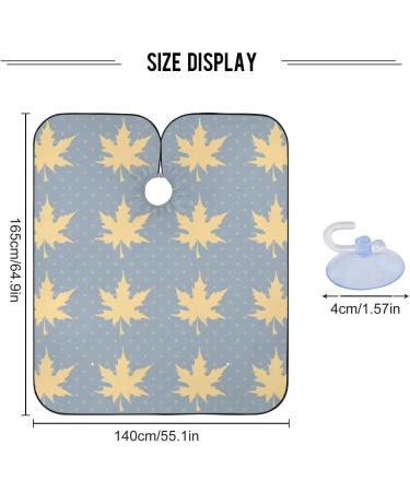 Waterproof Barber Cape - Yellow Leaf Pattern & Cheetah Haircut Bib for Men & Women | Unisex Hair Cutting Cape (8rp1a - Buy Online on GoSupps.com
