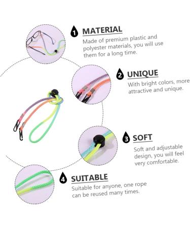 Fomiyes 3 Pcs Adjustable Anti-Lost Rope Hat Bands & Strap Cords for Glasses Hats Caps & Masks | Secure Your Accessories - Buy Online on GoSupps.com
