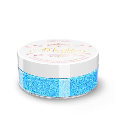 MARBLERS Cosmetic Grade Fine Neon Glitter Fluorescent Blue 0.18oz (5g) | Fine | Non-Toxic | Vegan | Cruelty-Free | Eyeshadow Nail Polish Nail Art | Festival Rave & Party Makeup | Body & Face Neon Glitter 5g Neon Fluorescent Blue