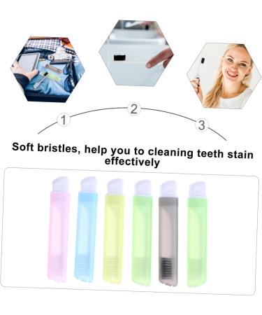 Buy Healeeved 12 Pc Foldable Portable Soft Toothbrush Set - Travel-Friendly Compact Bristle Toothbrush for Adults - Perfect for Oral Hygiene & Teeth Brightening - Buy Online on GoSupps.com