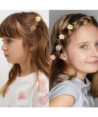 ATODEN Small Hair Clips for Girls - 10Pcs Mini Flower Hair Claw Clips - Cute and Kawaii Daisy Design - Toddler and Baby Hair Accessories - Buy Online on GoSupps.com