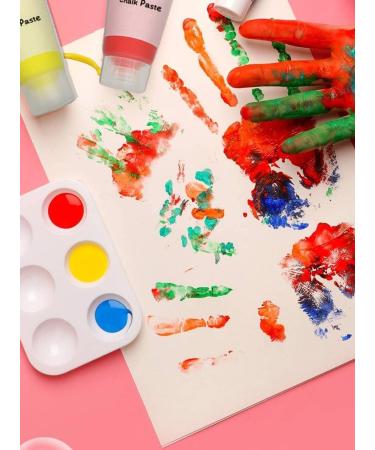 DAGA 12 Color Chalk Paste Set for Screen Printing & DIY Art Crafts | Starter Ink Kit for Stencils & Chalkboard Paint | Self-Adhesive & High-Quality Silk Screen Transfers | 10mg/Jar - Buy Online on GoSupps.com