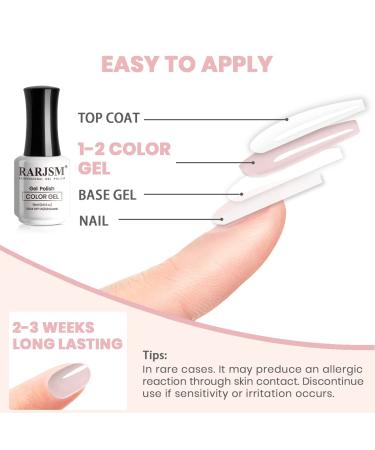 Nude Gel Polish Opaque Pink Mavue Skin Tone 15ml - Soak Off UV LED Cured Nail Gel Polish - Buy Online on GoSupps.com