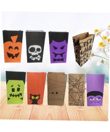 SEWOART 12pcs Bag Halloween Tote Tag Pumpkin Pouch Candy Decorate - Buy Online on GoSupps.com