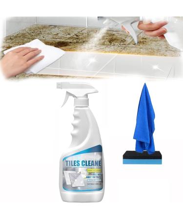 Tile Grout Cleaner Sprayer Stone Stain Remover Cleaner Splash Toilet Cleaner Marble Stone Cleaner Polishes Multifunction Bathroom Descaler Cleaner (1pcs)