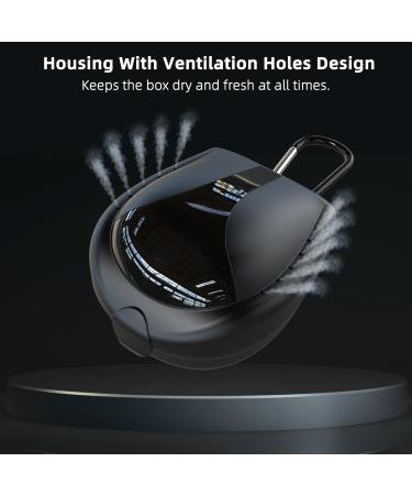 ARGOMAX Sports Mouth Guards Case 1 Piece Sports Braces Case with Carabiner Football Mouthguard Case Black. Black US - Buy Online on GoSupps.com