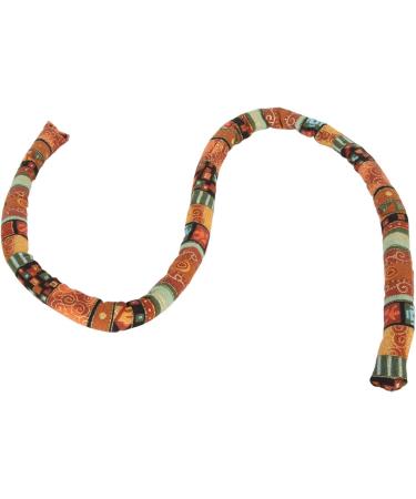 Spiral Lock Hair Tie Iron Long Dreads Hair Ties Accessory Wash Ethnic Holder Set Clean Washing Stand Oriental Yellow Elastics Ties - Buy Online on GoSupps.com