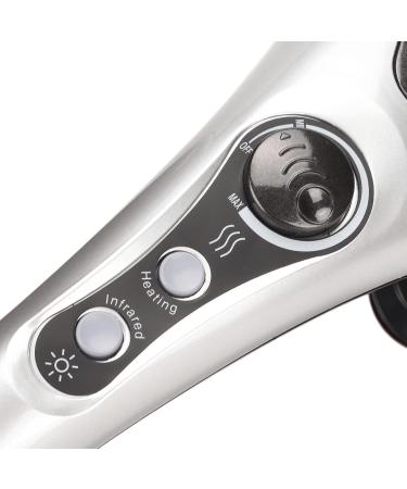 Handheld Back Massager - Comfortable Double Knot Shiatsu Massager for Deep Tissue Relief at Home - Ideal for Shoulders Legs Feet & Muscles - Buy Online on GoSupps.com