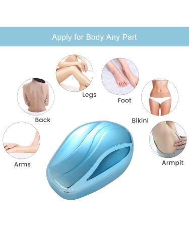 Crystal Hair Eraser: Reusable Magic Painless Hair Remover for Women - Washable Blue Hair Remover for Arms, Legs, and Back - Buy Online on GoSupps.com
