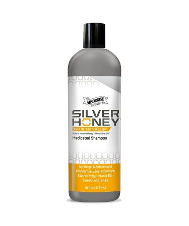 Absorbine Silver Honey Rapid Skin Relief Medicated Shampoo - 16 fl oz - Buy Online on GoSupps.com