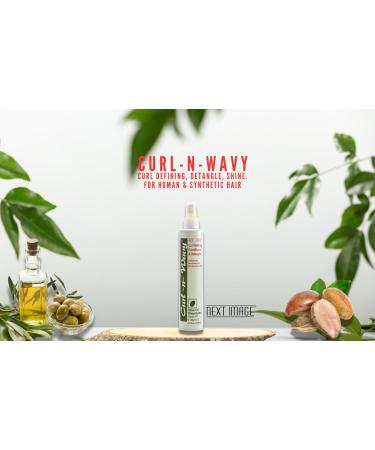 On Natural Next Image Curl-n-Wavy Conditioner & Detangler - Olive Oil Shea Butter Jojoba Oil & Vitamin E - 8oz | Best for Curly Hair Care - Buy Online on GoSupps.com