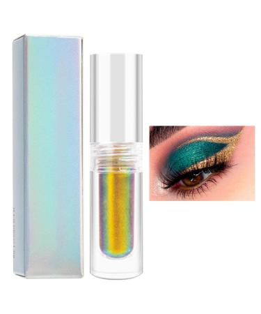 Liquid Eyeshadow Shiny High Pigmented Chameleon Liquid Eyeshadow Waterproof Long Lasting Cosmetic Liquid Eye Shadow for Women Girls Coatuiyo