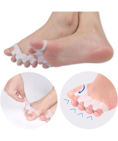zoerbufan Toe Separators 3 Pair Toe Stretcher for Overlapping Toes to Relax Toes Silicone Toe Straighteners for Hallux Valgus Soft Gel Toe Spacers for Correct Bunions Running and Yoga(Blue) - Buy Online on GoSupps.com