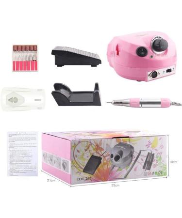 Nail Drill Electric Nail Drills Pedicure Tools Manicure Grinder with Pedal for Acrylic Gel Nails Home Nail Buffer Manicure Pedicure Polishing Tool - Buy Online on GoSupps.com