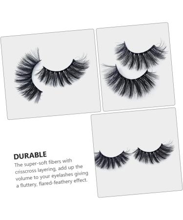 FRCOLOR 15 Pairs False Eyelashes Natural False Eyelashes Bulk Makeup Cross Natural Look Lashes Beauty Lashes Girl Cosmetics False 104X89X15CM Black - Buy Online on GoSupps.com
