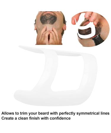Goatee Shaving Template - Precision Beard Shaping Tool for Perfect Trimming & Grooming | International Shipping Available - Buy Online on GoSupps.com
