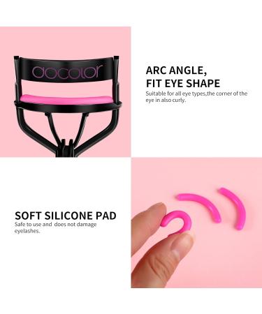 Docolor 4-in-1 Eyelash Curler Kit with 6 Silicone Refill Pads | Professional Extension Tool for Perfect Curled Lashes | No Pinching Face Applicator for All Eye Shapes - Buy Online on GoSupps.com