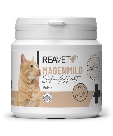 Reavet gastric mild powder for cats 50g - supports digestion binds gastric juices & acids harmonizes stomach intestinal activity stomach protection cat as a natural product - Buy Online on GoSupps.com