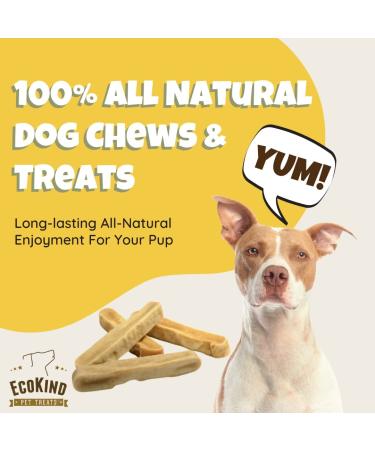 EcoKind Pet Treats Gold Yak Dog Chews 1 lb. Bag | Grade A Quality, Healthy & Safe Chew Treats for Dogs - Odorless, Long-lasting, Indoors & Outdoors - Buy Online on GoSupps.com