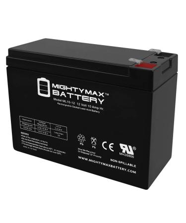 Mighty Max Battery 12V 10AH Replacement for SHOPRIDER Echo 3 SL73 Battery