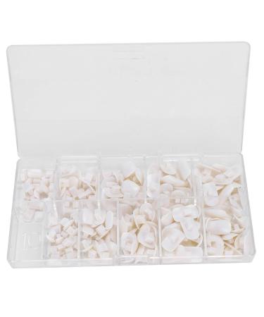 Practice Hand Nail Tips - Large Quantity for Home & Salon Use | White Nail Training Tools - Buy Online on GoSupps.com