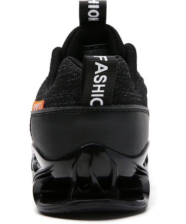 SKDOIUL Men's Black Sport Running Tennis Walking Sneakers - Size 10.5 - Buy Online on GoSupps.com