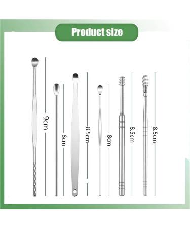 Ear Cleaner Ear Cleaning Tool Set Ear Cleaning Kit Portable Spiral Earwax Cleaner Tool Set (Purple)(Yellow) - Buy Online on GoSupps.com