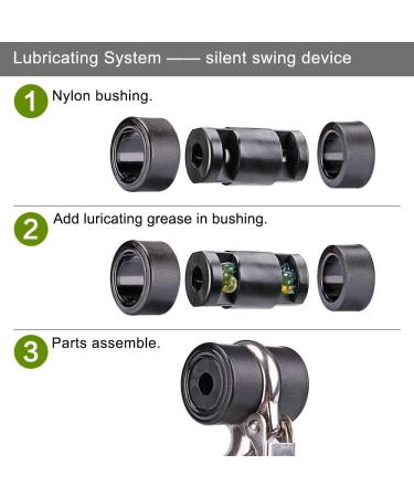 SELEWARE Stainless Steel Silent Swing Hanger for Porch Swing, Hammock, Yoga Silk - Ceiling Mount Anchor for Olympic Rings, Climbing Ropes - Buy Online on GoSupps.com